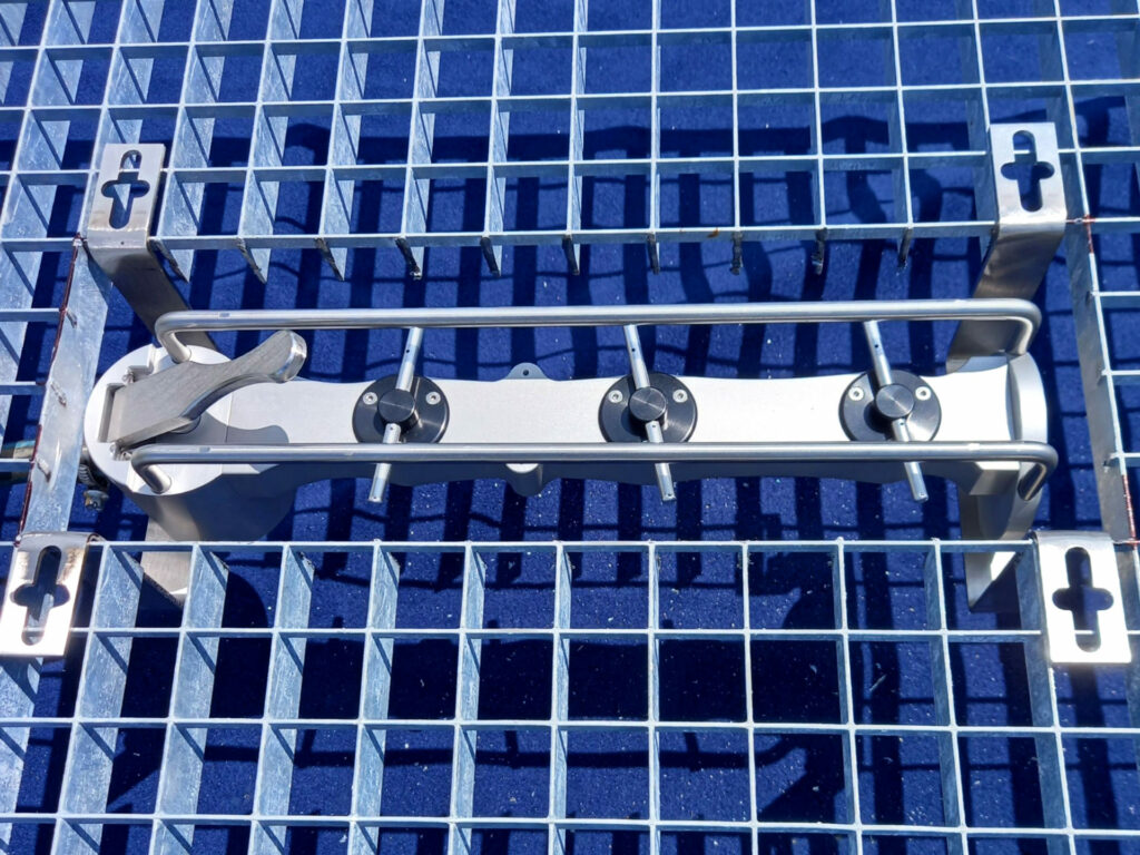 Foot-Blow 1010 encastré sur caillebotis